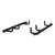 3" Round Black Steel Side Bars, Select Nissan Titan, XD | AOR209042