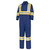 Hi-Vis Poly/Cotton Safety Coveralls - Zipper Closure - Navy - 36 | SWXV2020580-36
