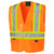 Hi-Vis Tricot Poly Safety Vest - Adjustable - Hook & Loop Closure - Hi-Vis Orange - S/M | SWXV1020250-S/M
