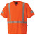 Hi-Vis CoolPass® Short-Sleeved Safety Shirt - Reflective Patch on Sleeve - Hi-Vis Orange - M | SWXV1052150-M
