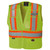 Hi-Vis Poly Mesh Safety Vest - Drop Shoulder - 5-pt Tear-Away - Hi-Vis Yellow/Green- 4/5XL | SWXV102156045XL