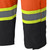 Hi-Vis 300D Trilobal Ripstop Safety Bib Pants - PU Coated - 100% Waterproof- Hi-Vis Orange - XL | SWXV1200450-XL