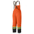 Hi-Vis 300D Trilobal Ripstop Safety Bib Pants - PU Coated - 100% Waterproof- Hi-Vis Orange - XL | SWXV1200450-XL