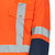 2-Tone Poly/Cotton Safety Coveralls - Zipper Closure - Orange/Navy - 46  - Tall | SWXV202251T-46