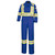 Hi-Vis FR/ARC-Rated 100% Cotton Safety Coveralls - Zipper Closure - Royal Blue - 38 | SWXV2520210-38