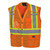 Hi-Vis Poly Mesh Safety Vest -  Drop Shoulder - Snap Closure - Hi-Vis Orange - 2/3XL | SWXV102195A-2/3XL