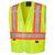 Hi-Vis Tricot Poly Safety Vest - Adjustable - Hook & Loop Closure - Hi-Vis Yellow/Green - 4/5XL | SWXV102016067XL