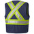Hi-Vis Tricot Poly Safety Vest - Adjustable - Hook & Loop Closure - Navy - S/M | SWXV1021580-S/M