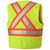 Hi-Vis Tricot Poly Safety Vest - Adjustable - Hook & Loop Closure - Hi-Vis Yellow/Green - S/M | SWXV1020160-S/M