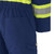 Hi-Vis Quilted Cotton Duck Safety Coveralls - Zipper Closure - Navy - S | SWXV206098A-S