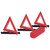 Safety Warning Triangle - 3 pk - Red/Orange - 17.3"/44 cm | SWXV6301150-O/S