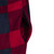 Quilted Polar Fleece Hooded Shirt – Red/Black Plaid – L | SWXV3080397-L