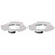 Adaptors for JET Bench Crimped Wire Wheels - 1" Hole x 2" O.D. - 1 pr | SWX552116