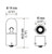 1003 Standard Series Incandescent Miniature Light Bulb - Qty 1 Bulb | HEL1003