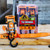 2 Pk 1.25" X 16' Sliding Ratchet Strap W/ Orange Gorilla Grip Handle W/ Cap Locks (Orange Webbing) | 0GG93003