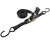 1" X 15' 1200 Lb Ratchet Strap W/ "S" Hooks W/ Soft Grip Ratchet Handle | 35401300