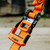 2 Pk 1.5" X 14' Ratchet Strap W/ Orange Gorilla Grip Handle W/ Cap Locks W/ Floating "D" Rings (Orange Webbing) | 0GG93004
