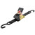 2 Pk 2"X6' 4000 Lb Re-Tractable Ratchet Tie Downs Black | 35434414