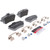 Premium NAO Ceramic OE Equivalent Rear Disc Brake Pad Set | BBBP50103N