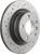 Premium UV Coated Xtra Cross Drilled Rear Disc Brake Rotor | BBB09.9793.1X