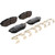 Premium Low-Met OE Equivalent Rear Disc Brake Pad Set | BBBP78018