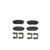 Premium Low-Met OE Equivalent Rear Disc Brake Pad Set | BBBP78018