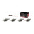 Premium NAO Ceramic OE Equivalent Rear Disc Brake Pad Set | BBBP24148N