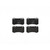 Premium Low-Met OE Equivalent Rear Disc Brake Pad Set | BBBP50077