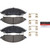 Premium NAO Ceramic OE Equivalent Front Brake Pad Set | BBBP11046N
