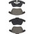 Premium Low-Met OE Equivalent Front Brake Pad Set | BBBP61076