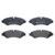 Premium Low-Met OE Equivalent Rear Disc Brake Pad Set | BBBP50155