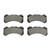 Premium NAO Ceramic OE Equivalent Front Brake Pad Set | BBBP86034N