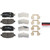 Premium NAO Ceramic OE Equivalent Front Brake Pad Set | BBBP68075N