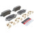 Premium NAO Ceramic OE Equivalent Rear Disc Brake Pad Set | BBBP30148N