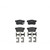 Premium Low-Met OE Equivalent Rear Disc Brake Pad Set | BBBP79027