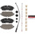 Premium NAO Ceramic OE Equivalent Front Brake Pad Set | BBBP24245N