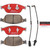 Premium NAO Ceramic OE Equivalent Front Brake Pad Set | BBBP24244N