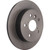 Premium UV Coated Solid Rear Disc Brake Rotor | BBB08.E300.11