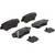 Premium Low-Met OE Equivalent Rear Disc Brake Pad Set | BBBP30054