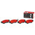 Premium NAO Ceramic OE Equivalent Front Brake Pad Set | BBBP10007N