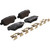 Premium Low-Met OE Equivalent Rear Disc Brake Pad Set | BBBP30103
