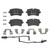 Premium Low-Met OE Equivalent Rear Disc Brake Pad Set | BBBP85119