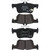 Premium Low-Met OE Equivalent Rear Disc Brake Pad Set | BBBP24217