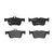 Premium Low-Met OE Equivalent Rear Disc Brake Pad Set | BBBP24217