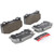 Premium NAO Ceramic OE Equivalent Rear Disc Brake Pad Set | BBBP10090N