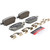 Premium NAO Ceramic OE Equivalent Rear Disc Brake Pad Set | BBBP10097N
