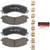 Premium NAO Ceramic OE Equivalent Front Brake Pad Set | BBBP24253N