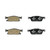 Premium NAO Ceramic OE Equivalent Front Brake Pad Set | BBBP24188N