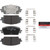 Premium NAO Ceramic OE Equivalent Front Brake Pad Set | BBBP30151N