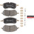 Premium NAO Ceramic OE Equivalent Front Brake Pad Set | BBBP36038N
